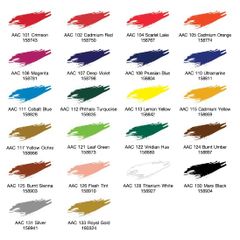 Lọ màu nước Acrylic, sơn acrylic 20ml Renaissance không trôi vẽ vải/đá/tường/ly sứ/tranh