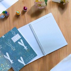 Sổ Bìa Nhựa Lò Xo Kẻ Ngang B5 Depai 130 Trang 80g Dễ Thương