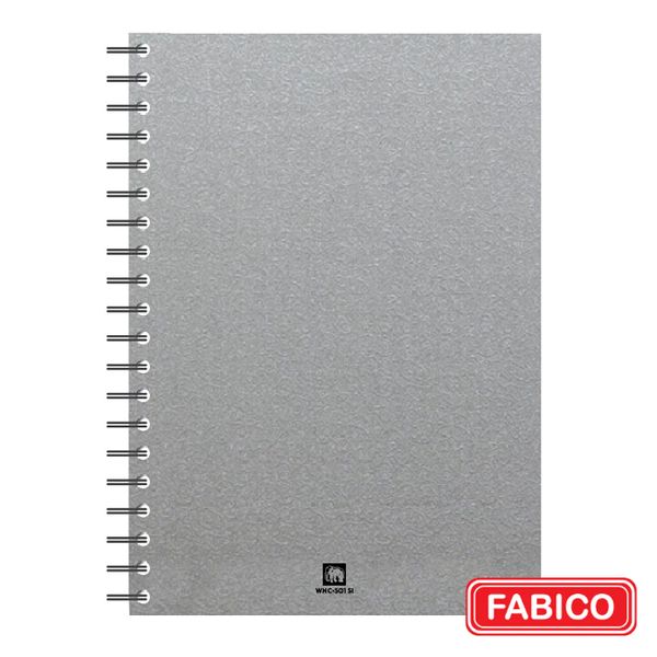 Sổ Tay Ghi Chú Gáy Lò Xo Màu Bạc Elephant A5/A6 150 Trang giấy 70gsm