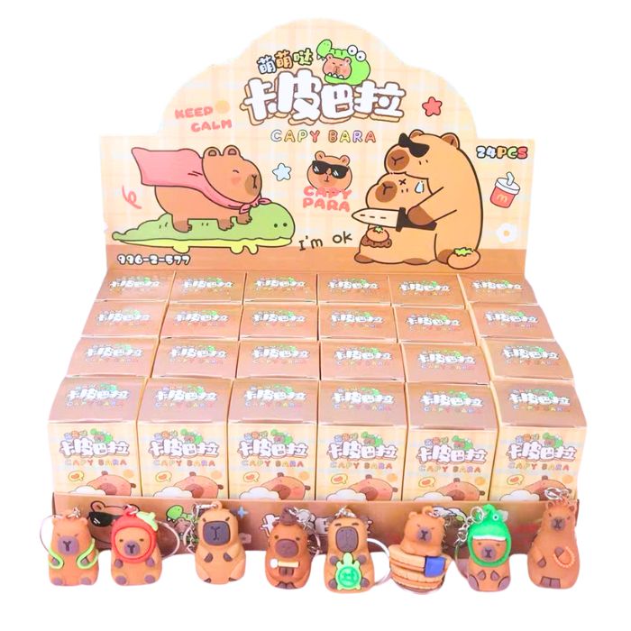 Móc Khóa Túi Mù Blind Box Capybara Hình Ngẫu Nhiên