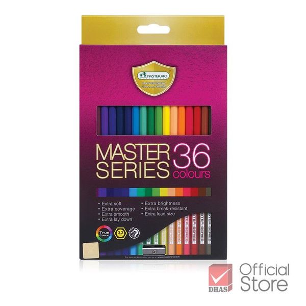 Bộ bút chì màu cao cấp Master Art Series 36 màu (Thái Lan)