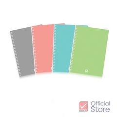 Sổ ghi chú, sổ tay ghi chép lò xo Elephant nhiều màu size B5/A5/A6 loại 150 trang (Thái lan)