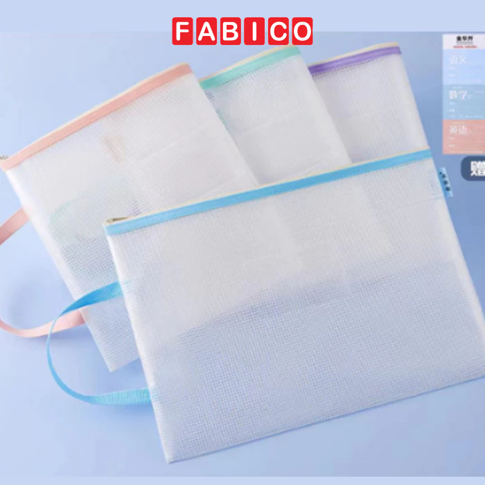 Túi Lưới Trong Suốt A4 Kinhshion 270 Khóa Kéo Chắc Chắn