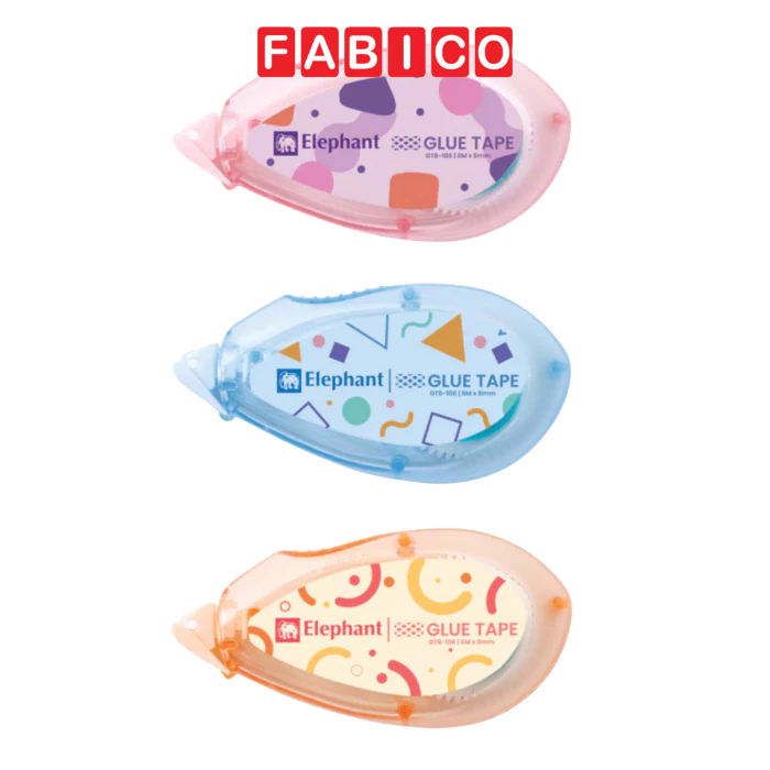 Băng Dính Kéo 2 Mặt Elephant Glue Tape 6m x 8mm GT8-106