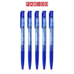 Combo 5 Bút Bi Thiên Long TL-023 Ngòi 0.8mm Mực Xanh/Đỏ/Đen