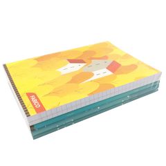 Lốc 5 Cuốn Tập Vở Sinh Viên Elephant 4 Dòng Kẻ 200 Trang Giấy 70gsm white bond