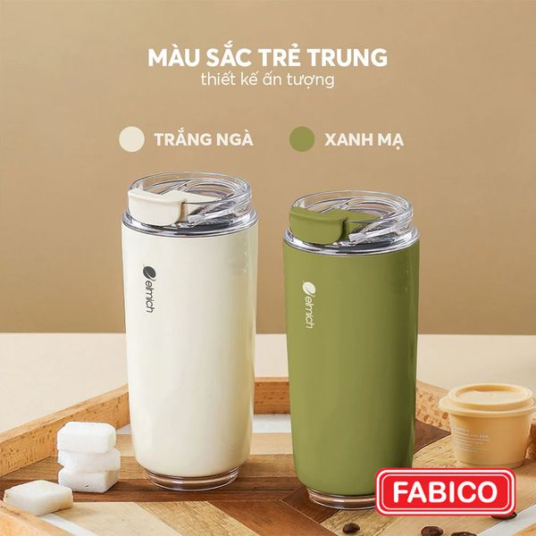 Cốc giữ nhiệt inox 304 Elmich dung tích 420ml EL8300 Chính Hãng