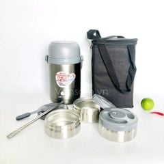 Bộ hộp cơm giữ nhiệt Elmich 1800ml sản xuất tại CH Séc