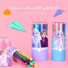 Bút Dạ Màu Bút Lông Màu Rửa Được Disney - Màu Đậm Viết Calligraphy Vẽ Tranh Tô Màu Trang Trí Sổ Học Sinh