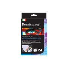 Bộ 24 Màu nước dạng nén Renaissance, Màu nước cao cấp artists watercolour