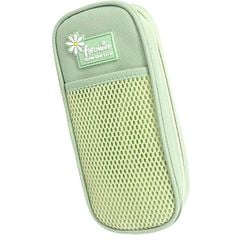 Bóp Viết Vải SHU A3127 Khoang Rộng Ngăn Lưới Hộp Bút Chống Nước Cho Nữ