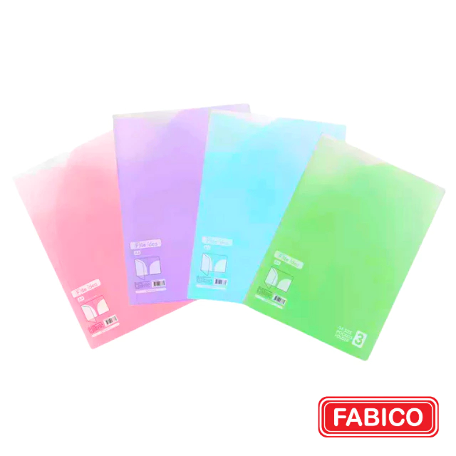 Bìa lá A4 thiết kế 3 ngăn đựng lưu trữ giấy, tài liệu tiện lợi Elephant F03