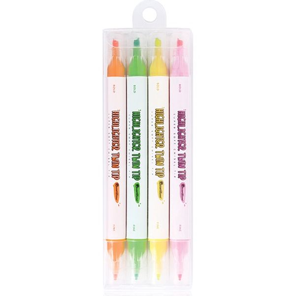 Bút dạ quang 2 đầu pastel Quantum QH781