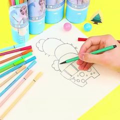Bút Dạ Màu Bút Lông Màu Rửa Được Disney - Màu Đậm Viết Calligraphy Vẽ Tranh Tô Màu Trang Trí Sổ Học Sinh