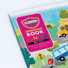 Tập Mỹ Thuật A4 Master Art Junior - Vở Vẽ Tranh Tô Màu Cho Bé - Cuốn 10 Trang Giấy Vẽ