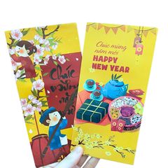 Bao Lì Xì Truyền Thống Tết 2025, Lì Xì Labubu, Mẫu In Sắc Nét, Đa Dạng Mẫu Mã