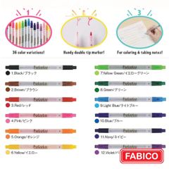 Bút Lông Màu 2 Đầu Sun-Star Fululu Twin Pens Nhật