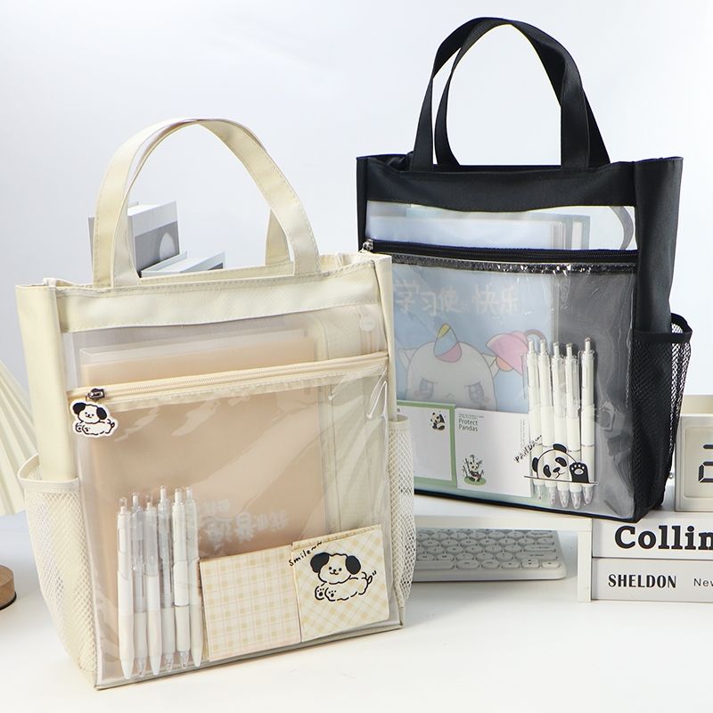 Túi Tote Nam Nữ Đựng Đồ Đi Học Túi Canvas Họa Tiết Hoạt Hình Dể Thương