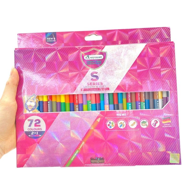 Bộ chì màu cao cấp 72 màu Master Art S-SERIES Thái Lan