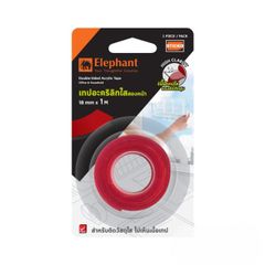 Băng Dính Sticko Elephant, Băng Keo acrylic Trong Suốt Hai Mặt Rộng 18mm