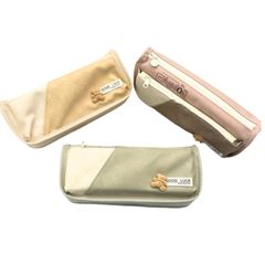 Bóp Viết Vải SHU 7869 Fashion Hộp Bút 2 Ngăn Khóa Kéo Chống Nước
