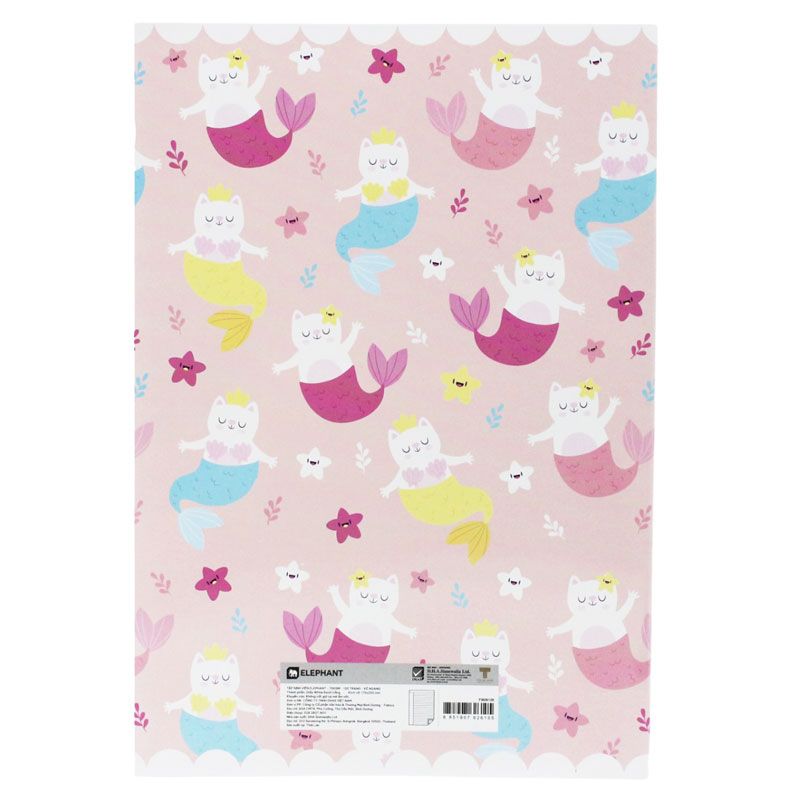 Tập Sinh Viên Elephant 120 Trang Kẻ Ngang 70GSM Vở Giấy White Bond