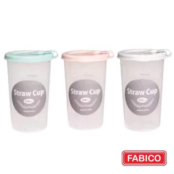 Cốc Uống Nước Có Nắp Đậy Cắm Ống Hút Kokubo S Select Nắp Nhật Bản 500ml