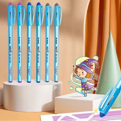 Combo 5 Bút Gel Xóa Được Thiên Long Mazzic GELE-008 Nắp Đậy, Gôm Hai Đầu