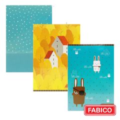 Lốc 5 Cuốn Tập Vở Sinh Viên Elephant 4 Dòng Kẻ 200 Trang Giấy 70gsm white bond