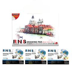 Tập 15 Giấy Vẽ Màu Nước 200Gsm A4 Renaissance Rough 2 Sides