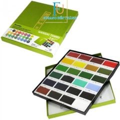 Bộ màu nước cao cấp GANSAI TAMBI 24 Màu Kuretake Nhật Bản
