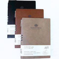 Sổ Ghi Chép Bìa Da Mềm DEPAI Cao Cấp - Sổ Văn Phòng B5 200 Trang Kèm Bút Cao Cấp