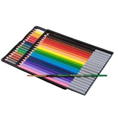 Bộ bút chì màu nước 12/24/36 màu kèm cọ vẽ Renaissance cao cấp