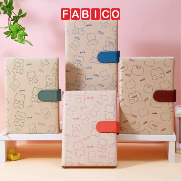 Sổ Tay Ghi Chép Bìa Da A5 100g 200 Trang Kẻ Ngang Depai chống nước - Sổ Kế Hoạch Planner, Nhật Kí, Journal