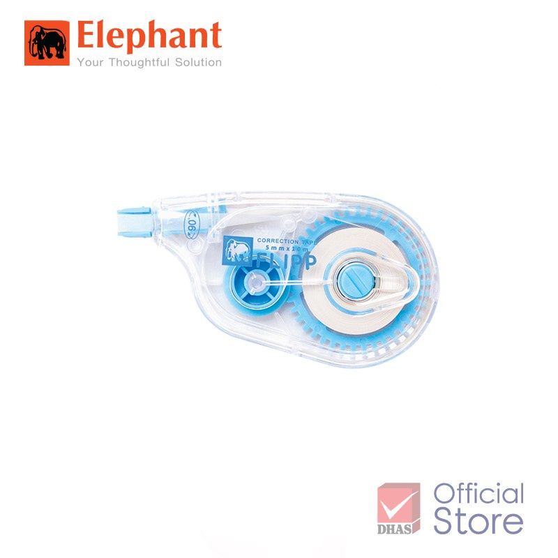 Bút xóa kéo Elephant Flipp 10M x 5mm 3 màu pastel dễ thương