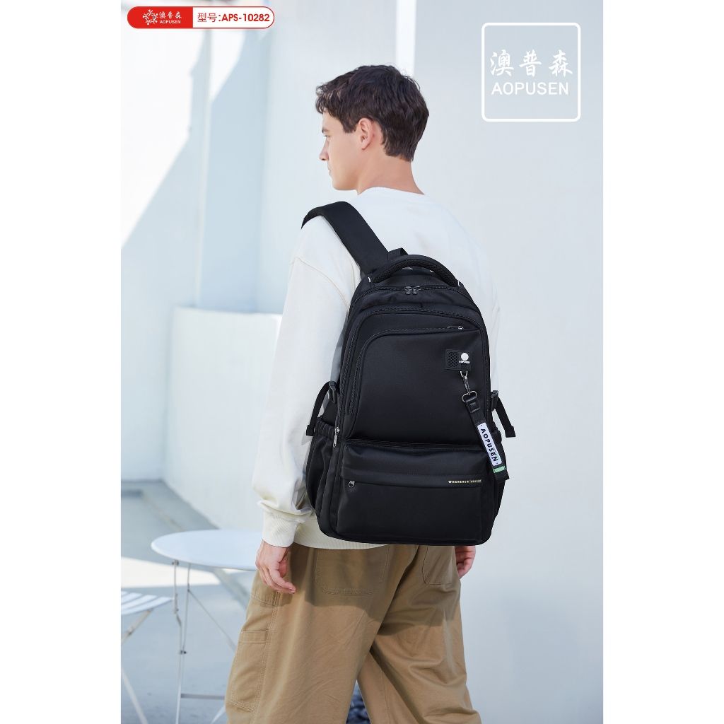 Ba Lô Thời Trang Nam Aopusen Chống Nước Nhiều Ngăn APS-10282
