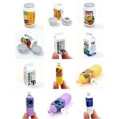 Gôm tẩy lắp ráp iwako hình nước uống