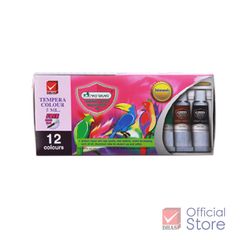 Bộ Màu nước vẽ tranh Master Art 12 màu thể tích 5ml mỗi tuýp (Thái Lan) (tặng kèm cọ vẽ cao cấp)