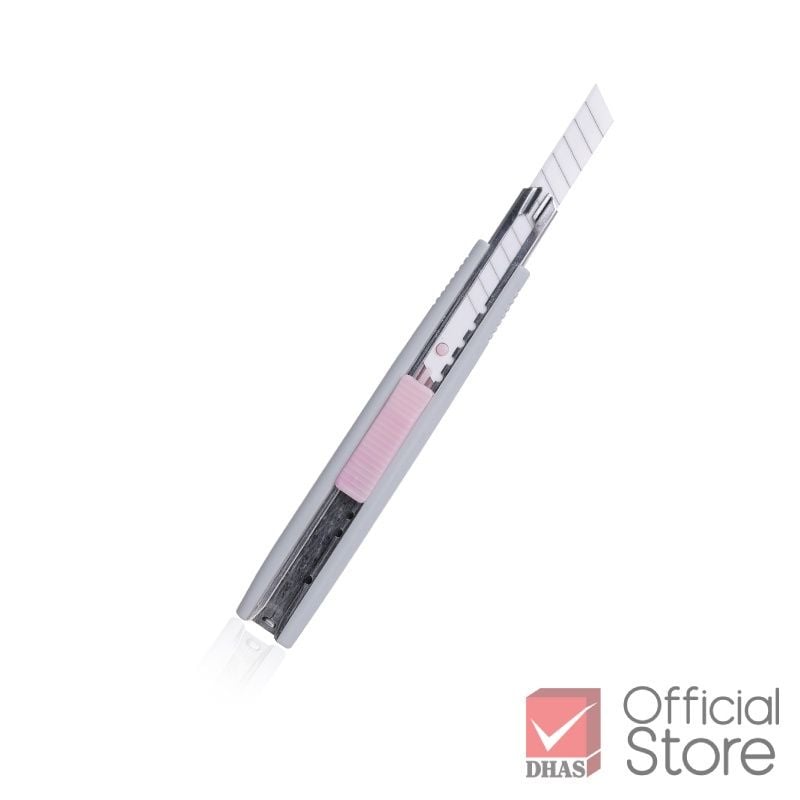 Dao rọc giấy bằng kim loại, lưỡi dao 9mm nhiều màu pastel xinh xắn, nhỏ gọn, dễ cầm  PC-901