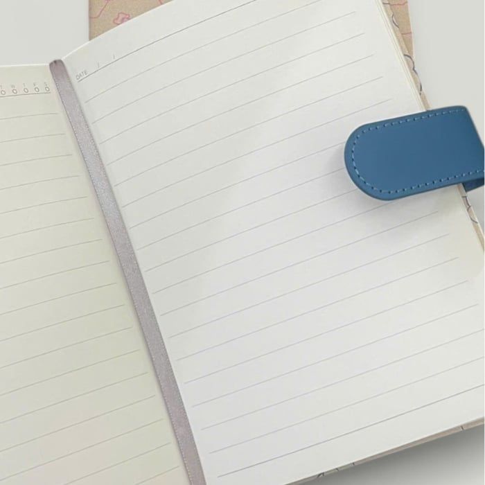 Sổ Tay Ghi Chép Bìa Da A5 100g 200 Trang Kẻ Ngang Depai chống nước - Sổ Kế Hoạch Planner, Nhật Kí, Journal