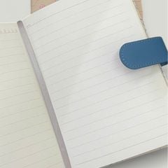 Sổ Tay Ghi Chép Bìa Da A5 100g 200 Trang Kẻ Ngang Depai chống nước - Sổ Kế Hoạch Planner, Nhật Kí, Journal