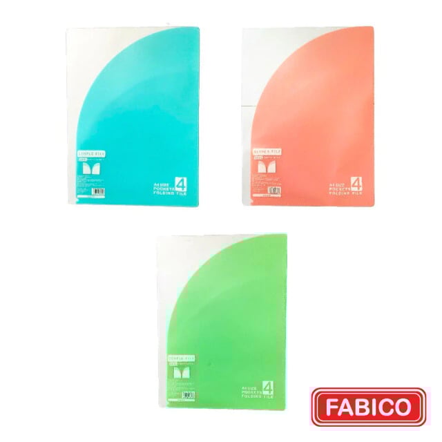 Bìa Lá A4 Thiết Kế 4 Ngăn Đựng Lưu Trữ Tài Liệu Màu Pastel Kinary