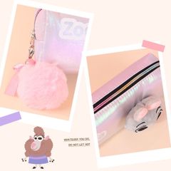 Hộp Đựng Bút PU Chống Nước Họa Tiết Disney Siêu Dễ Thương Cho Bé