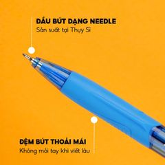 Combo 5 Cây Bút Bi Thiên Long TL- 095 Nét Mảnh Ngòi 0.5mm