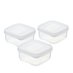 Set 3 Hộp Nhựa Đựng Thực Phẩm Inomata Nhật Bản 160ml