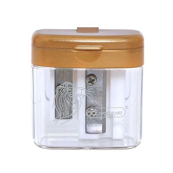 Gọt Bút Chì, Chuốt Chì 2 Lỗ Có Nắp MasterArt Pencil Sharpener No.8