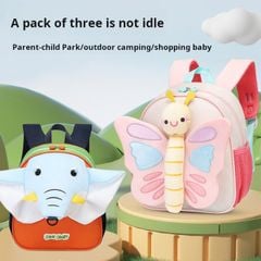 Ba Lô Mẫu Giáo Nhỏ Sun Eight 22138 Hình Động Vật Dễ Thương Cho Bé Đi Học