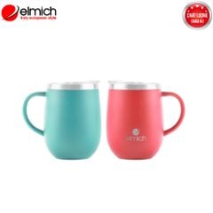 Bộ 2 ly cốc đôi xinh xắn giữ nhiệt inox 304 Elmich EL8020 dung tích 360ml