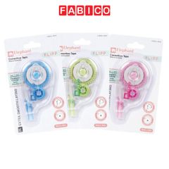 Bút xóa kéo Elephant Flipp 10M x 5mm 3 màu pastel dễ thương