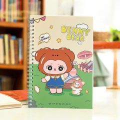 Sổ Tay Ghi Chép Lò Xo A5 Depai Kẻ Ngang 80 Trang 80g Nhiều Màu Dễ Thương
